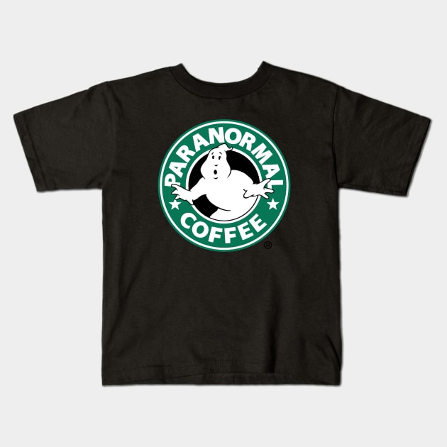 GHOSTBUSTERS COFFEE Kids T-Shirt by FDNY